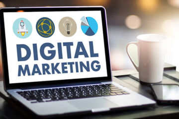 "Key components of digital marketing including SEO, PPC, content marketing, social media, and email marketing"